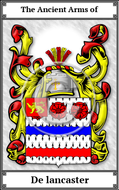 De lancaster Family Crest Download (JPG)  Book Plated - 150 DPI
